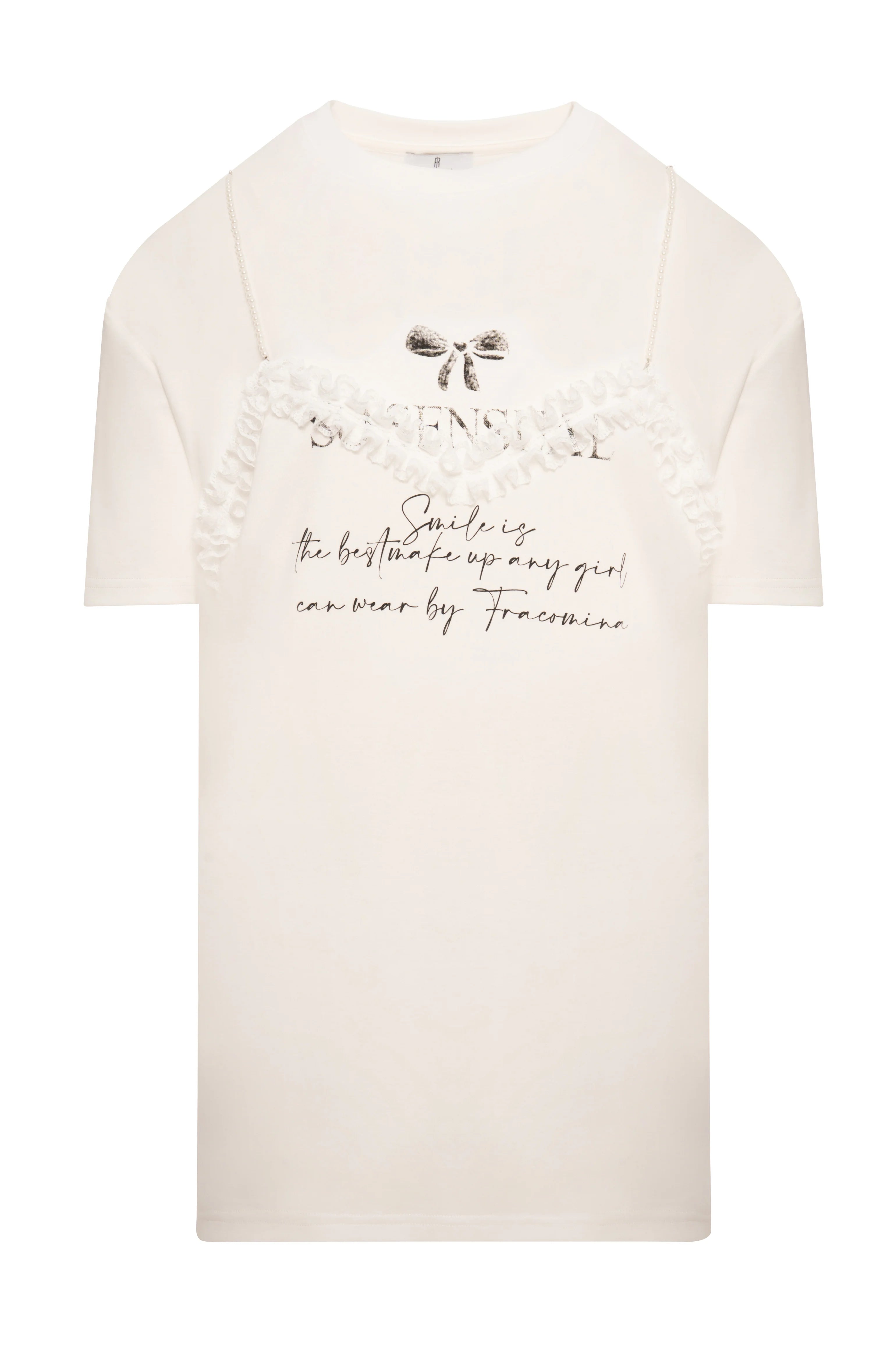 CAMISETA OVERSIZE ENCAJE
