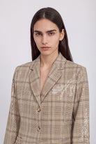BLAZER CUADROS LENTEJUELAS 