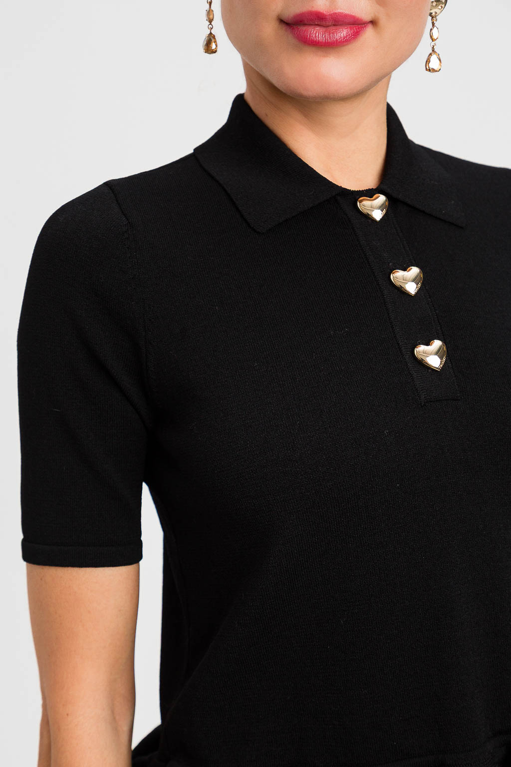 POLO BOTÓN CORAZÓN