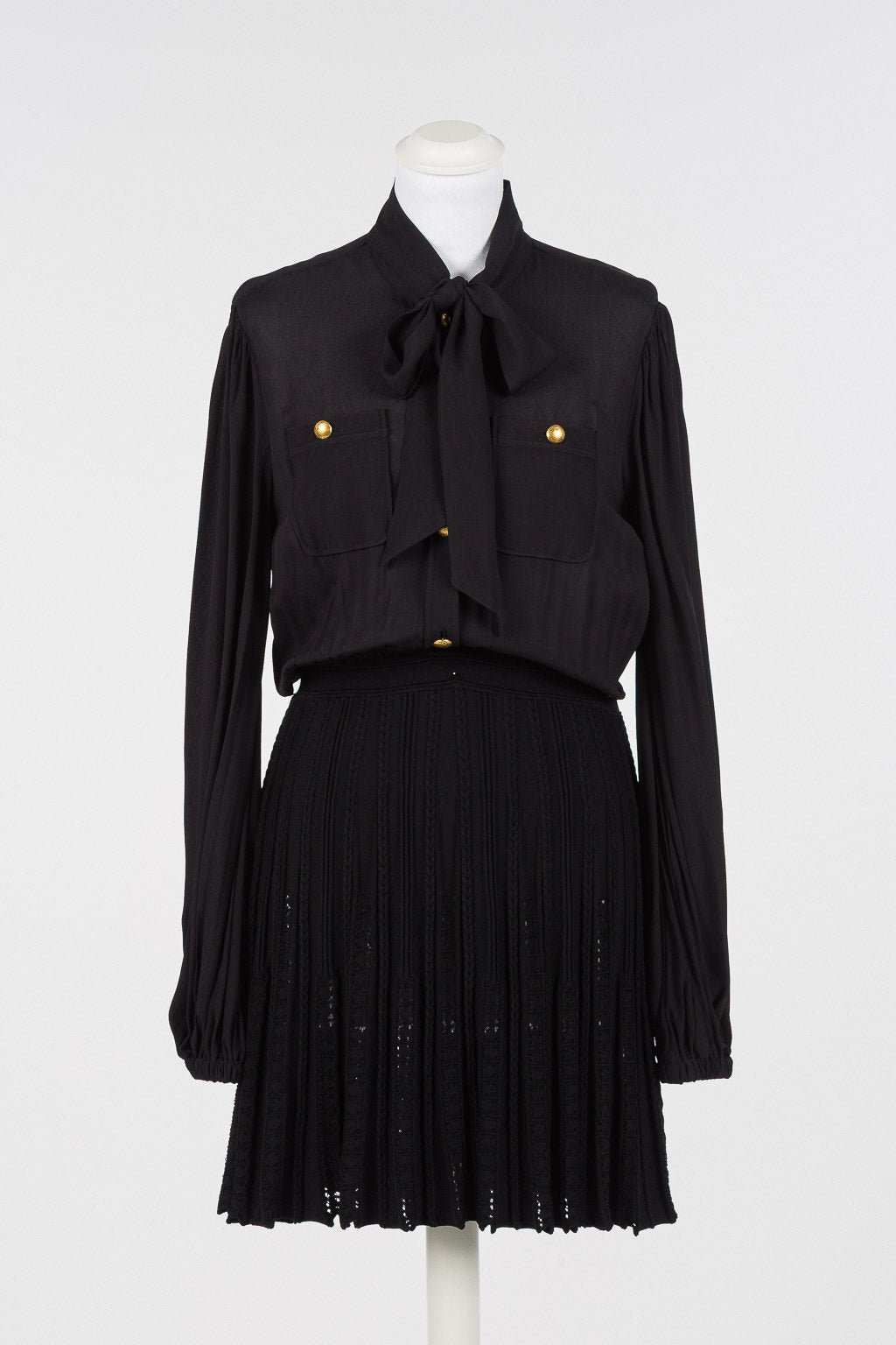 VESTIDO BIMATERIA