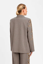BLAZER MANGA BORDADA