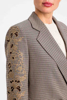 BLAZER MANGA BORDADA