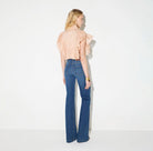 JEANS PALAZZO BOTÓN