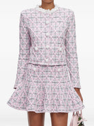 CHAQUETA ROMBOS FLORECITAS