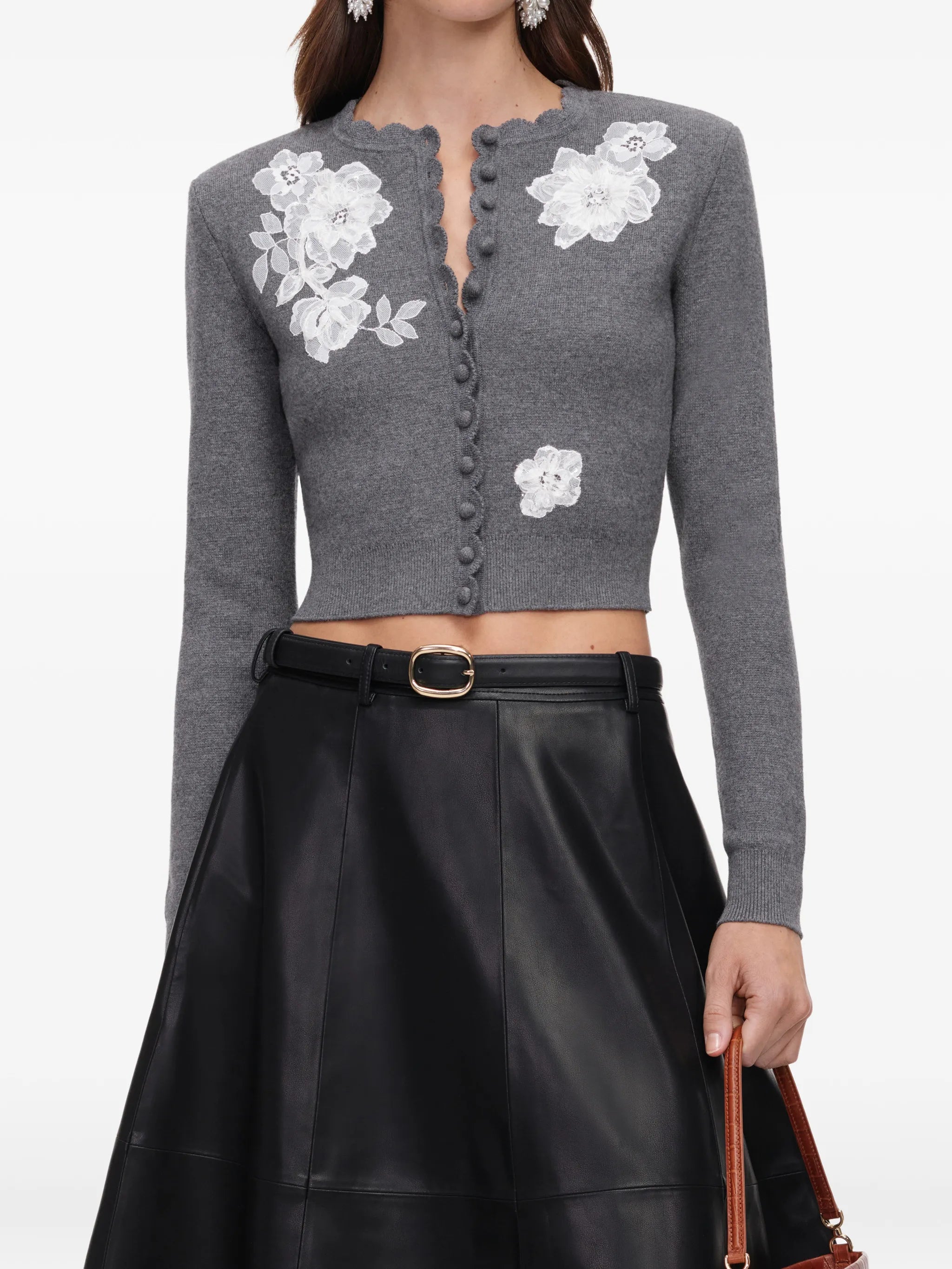 CHAQUETA BORDADO FLOR