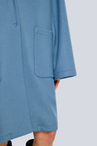 ABRIGO SEMICOUTURE AZUL