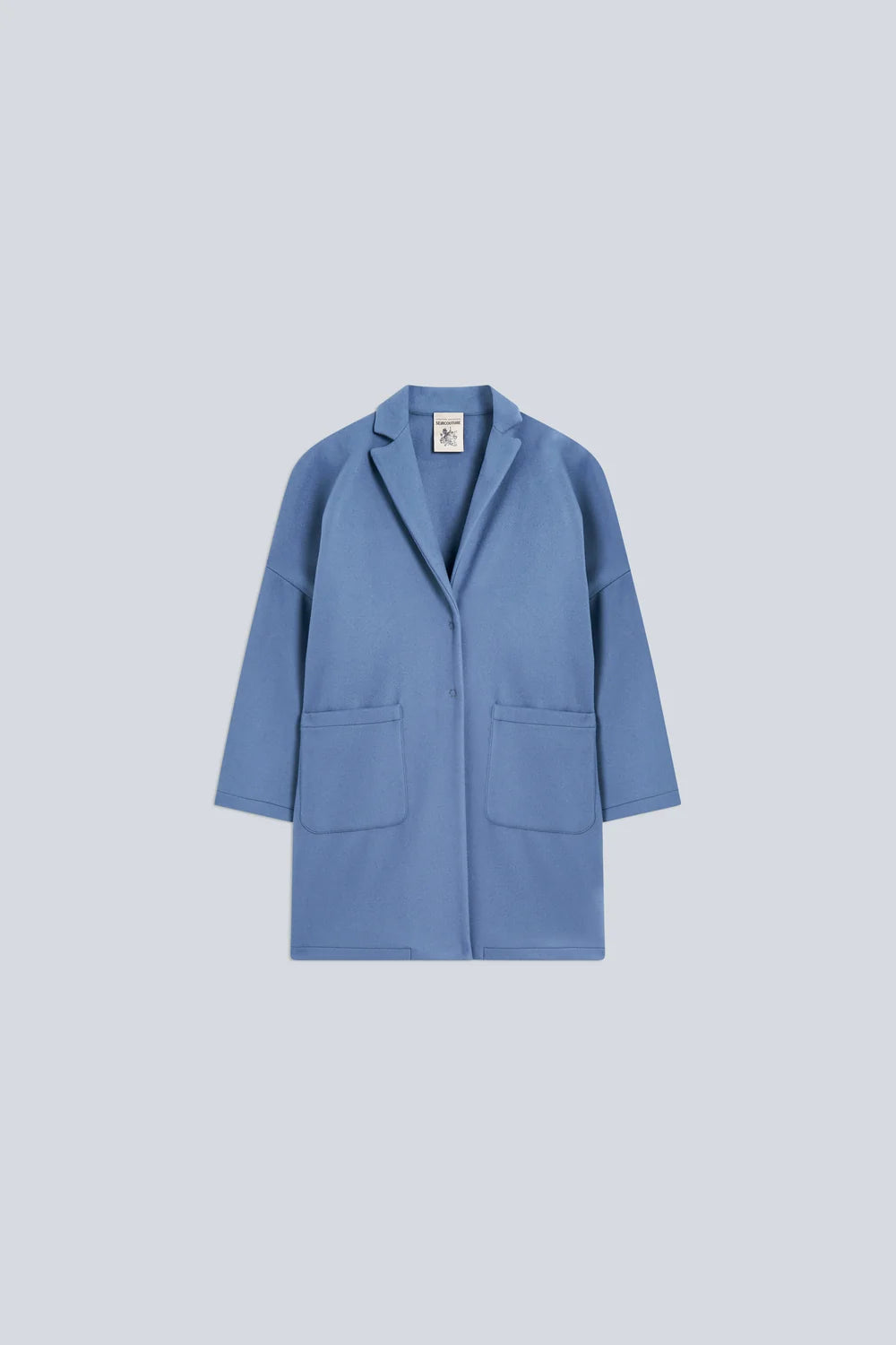 ABRIGO SEMICOUTURE AZUL