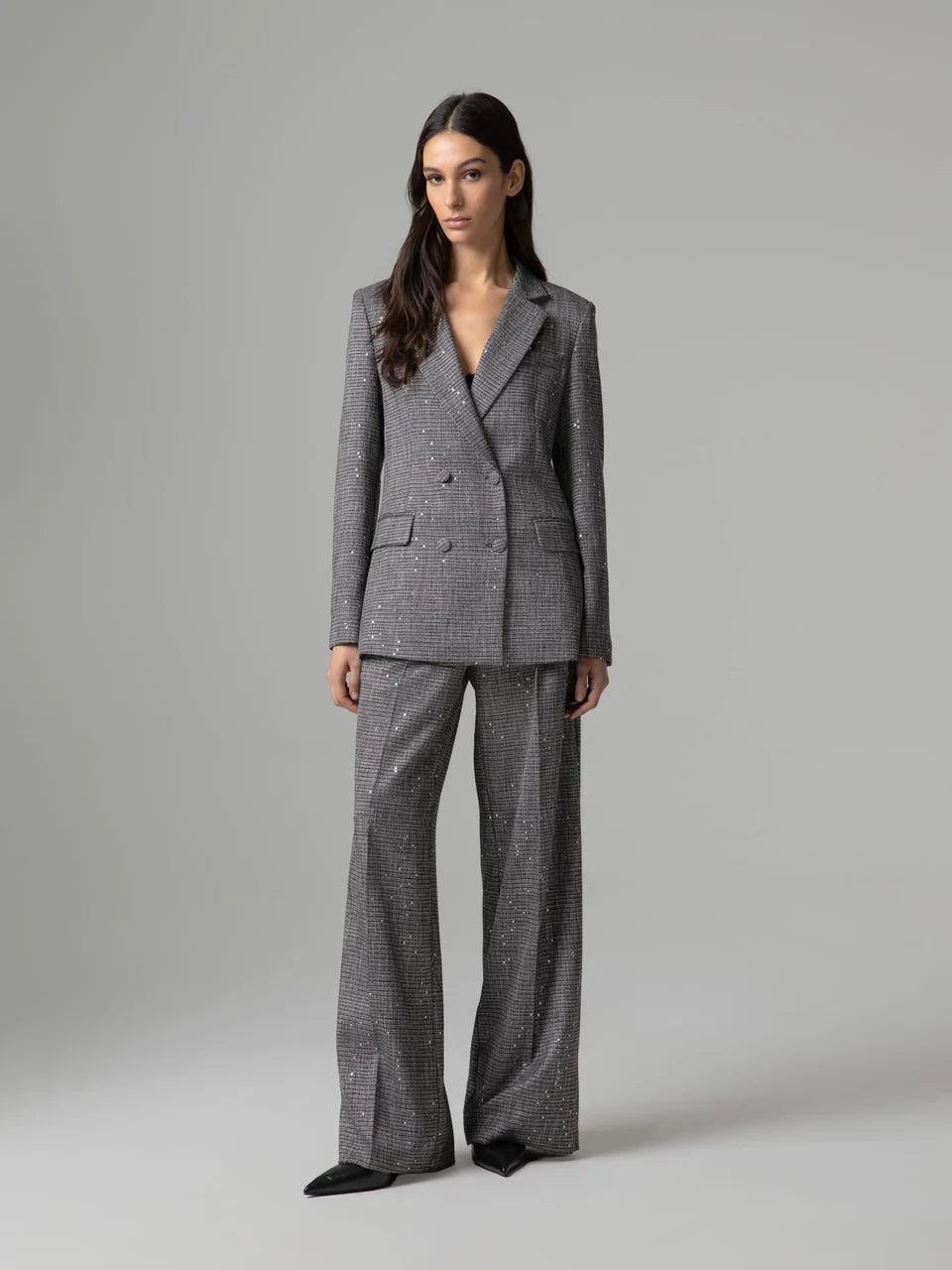 BLAZER DOBLE BOTÓN LENTEJUELA