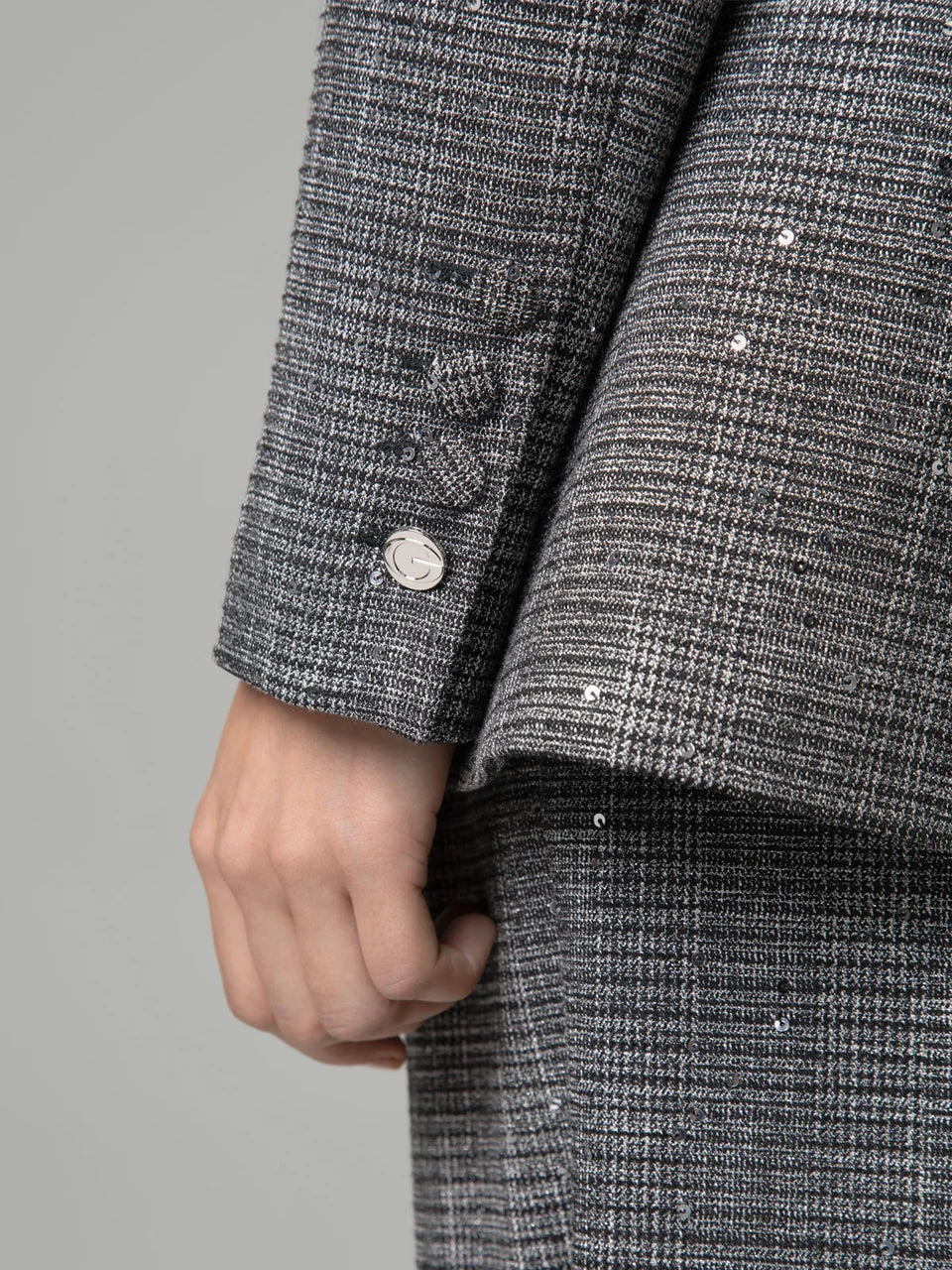 BLAZER DOBLE BOTÓN LENTEJUELA
