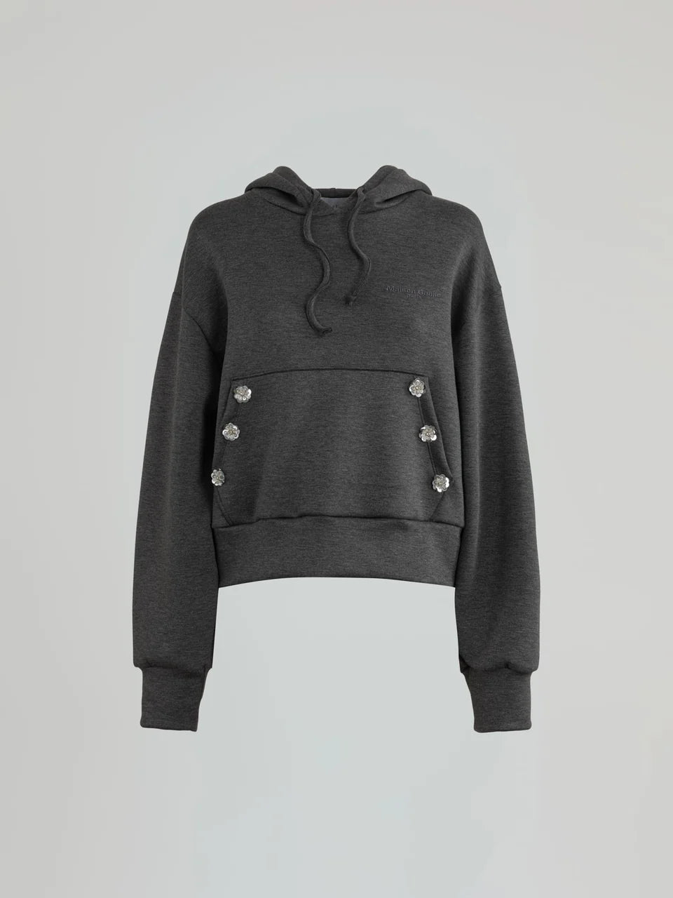 SUDADERA BOTONES FLOR