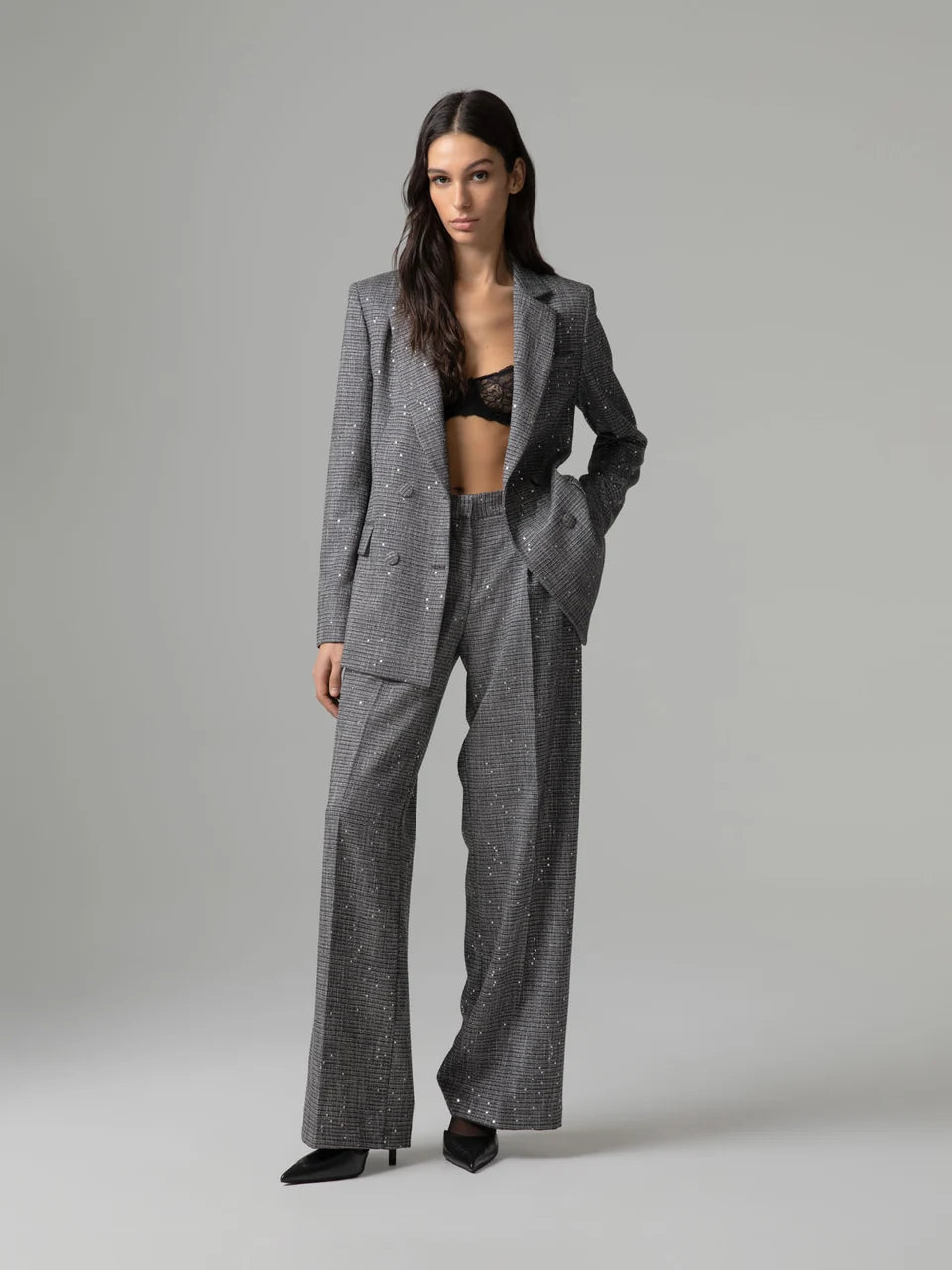 PANTALÓN DOBLE PINZA LENTEJUELAS
