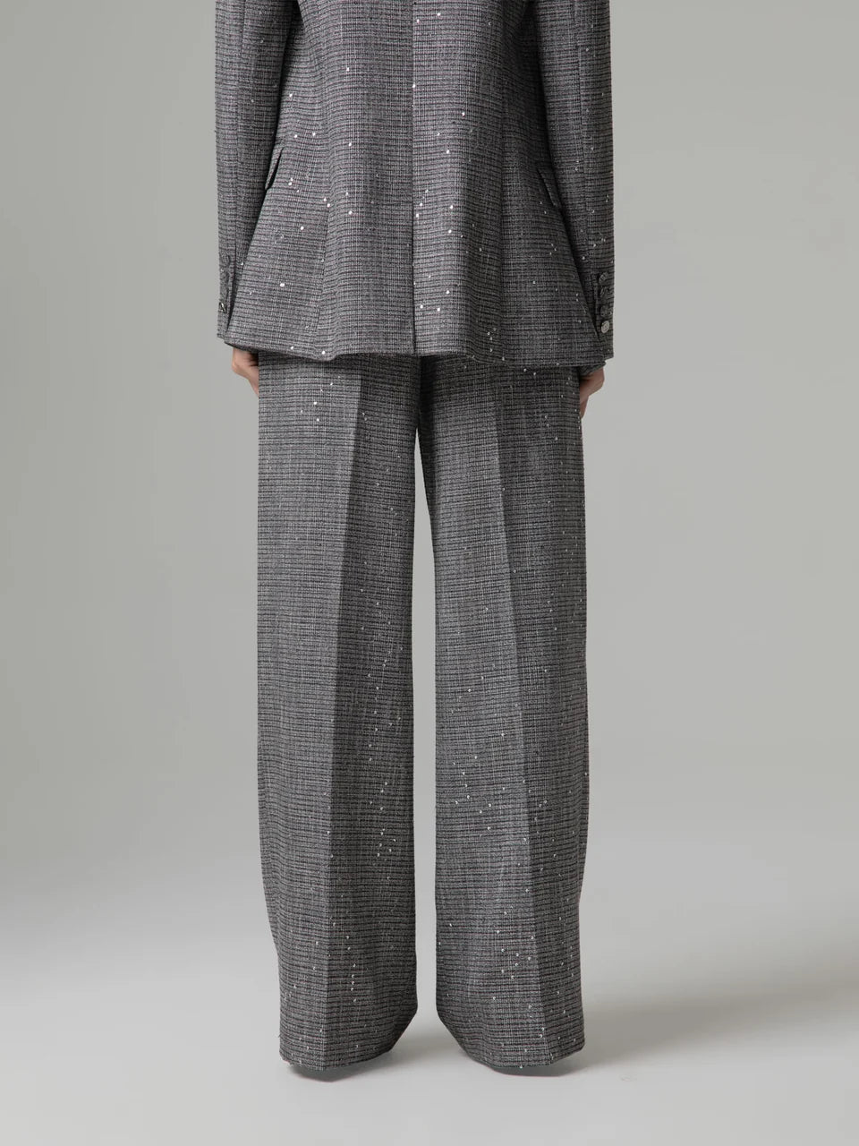 PANTALÓN DOBLE PINZA LENTEJUELAS