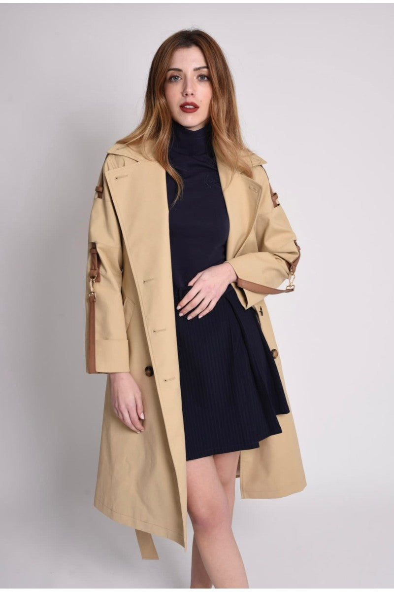 TRENCH LARGO FORRO ACOLCHADO DESMONTABLE