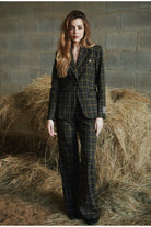PANTALÓN PALAZZO TRAJE TARTÁN 