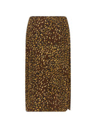 FALDA MIDI ANIMAL PRINT