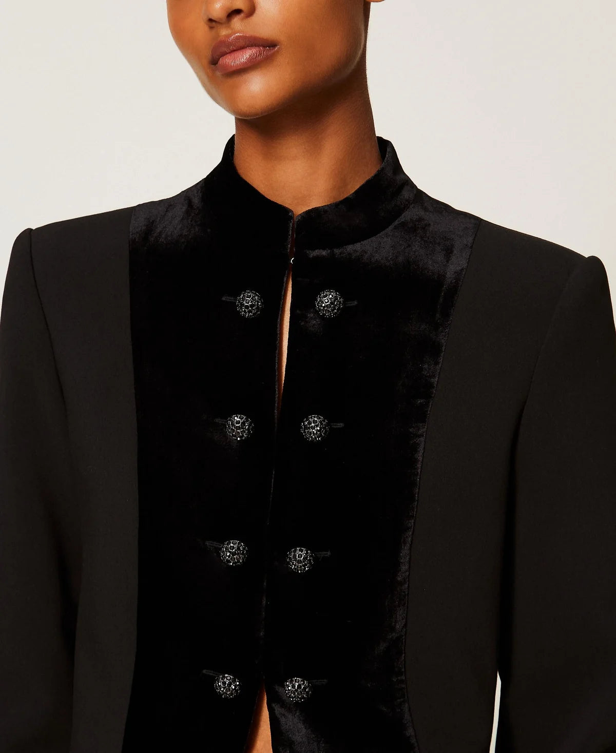 CHAQUETA TERCIOPELO COMB