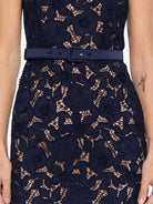 VESTIDO NAVY GUIPURE