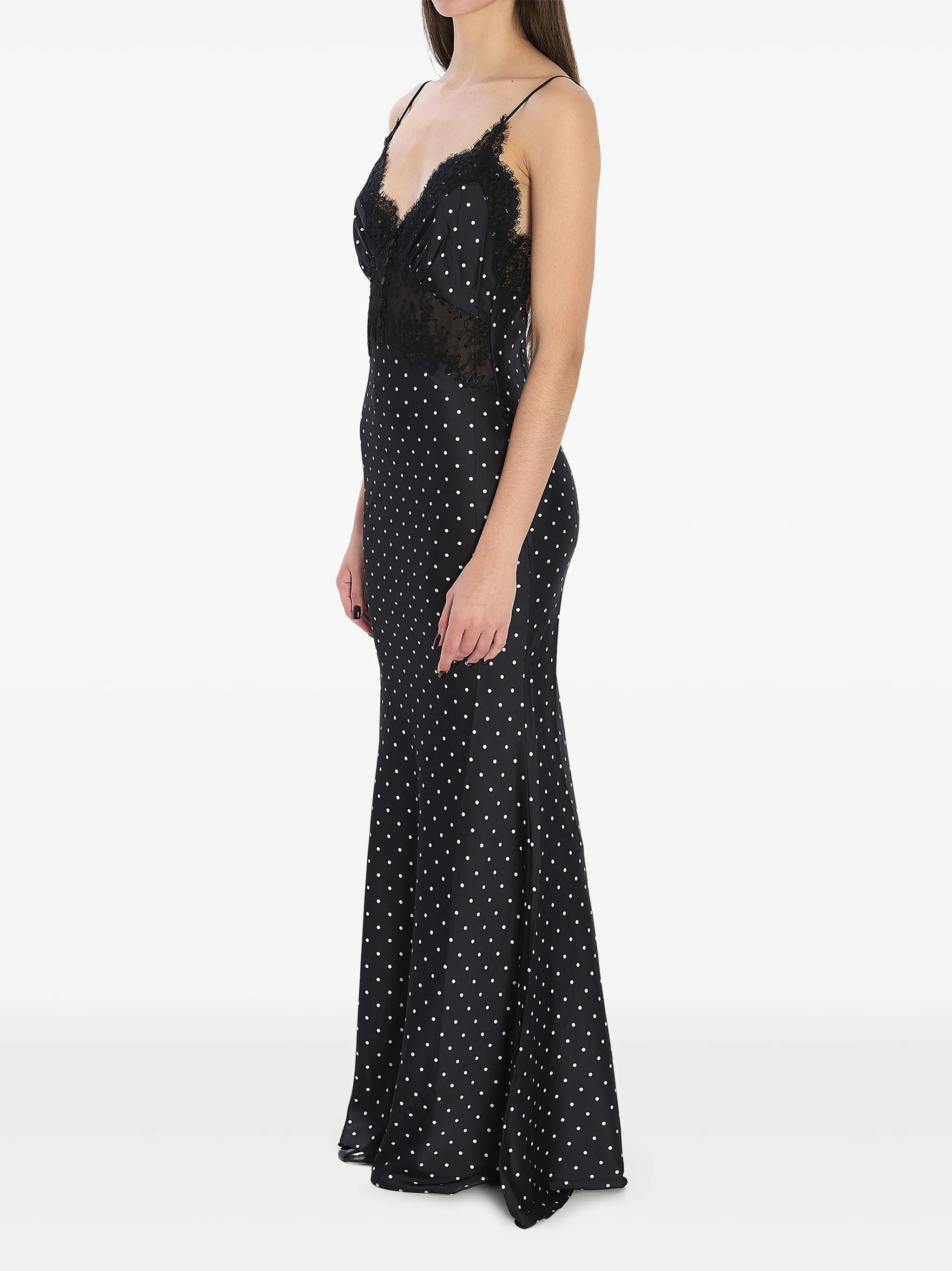 VESTIDO POLKA DOT SATIN