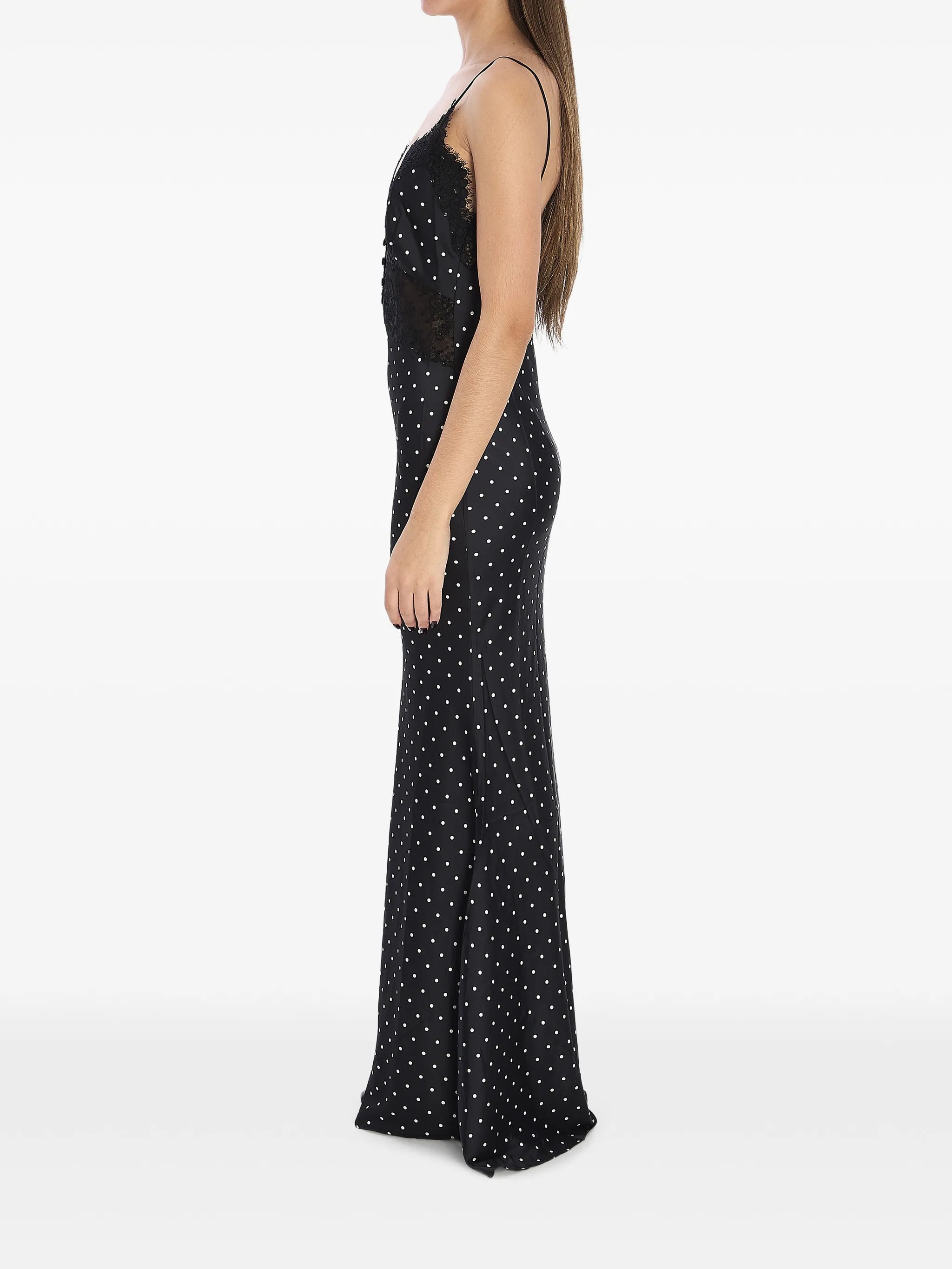 VESTIDO POLKA DOT SATIN
