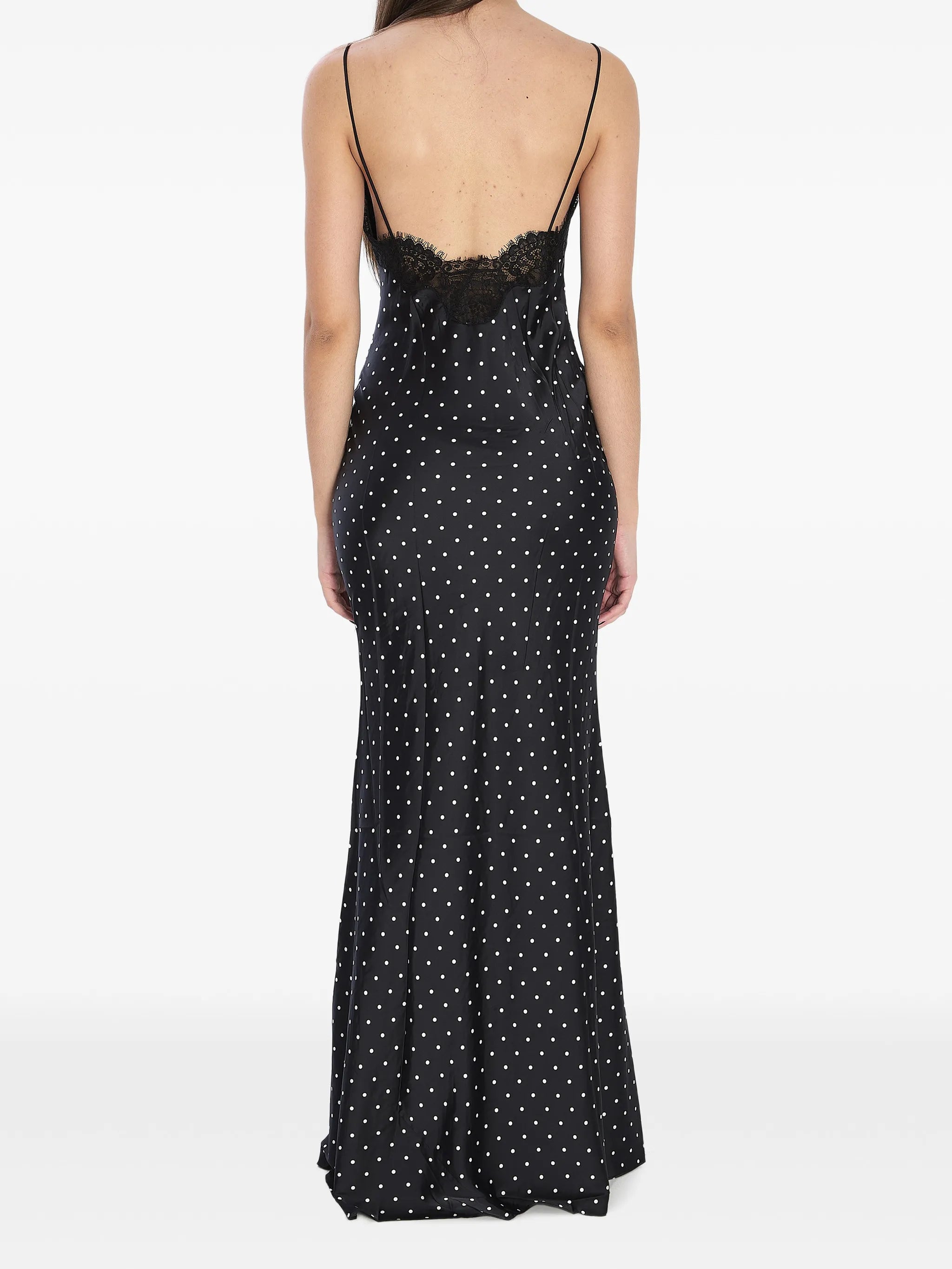 VESTIDO POLKA DOT SATIN