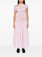VESTIDO COTTON DRAPED