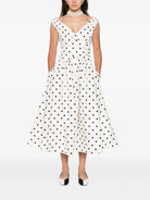 VESTIDO CREAM POLKA