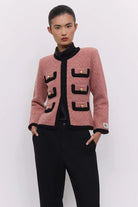 CHAQUETA BICOLOR ROSA PRESTON