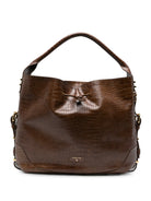 BOLSO BROWN CROCO