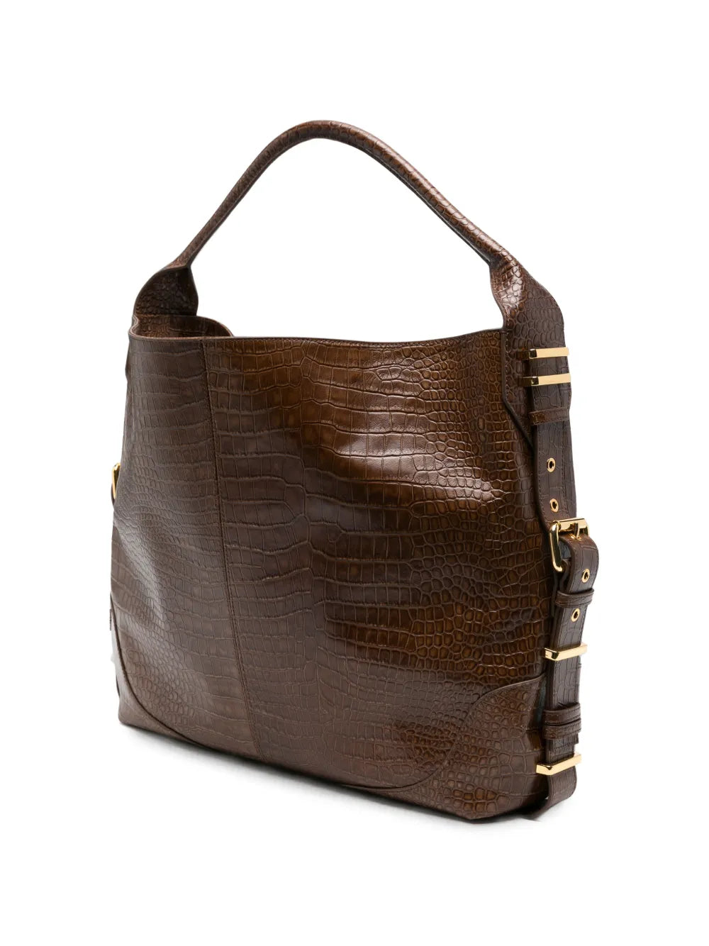 BOLSO BROWN CROCO
