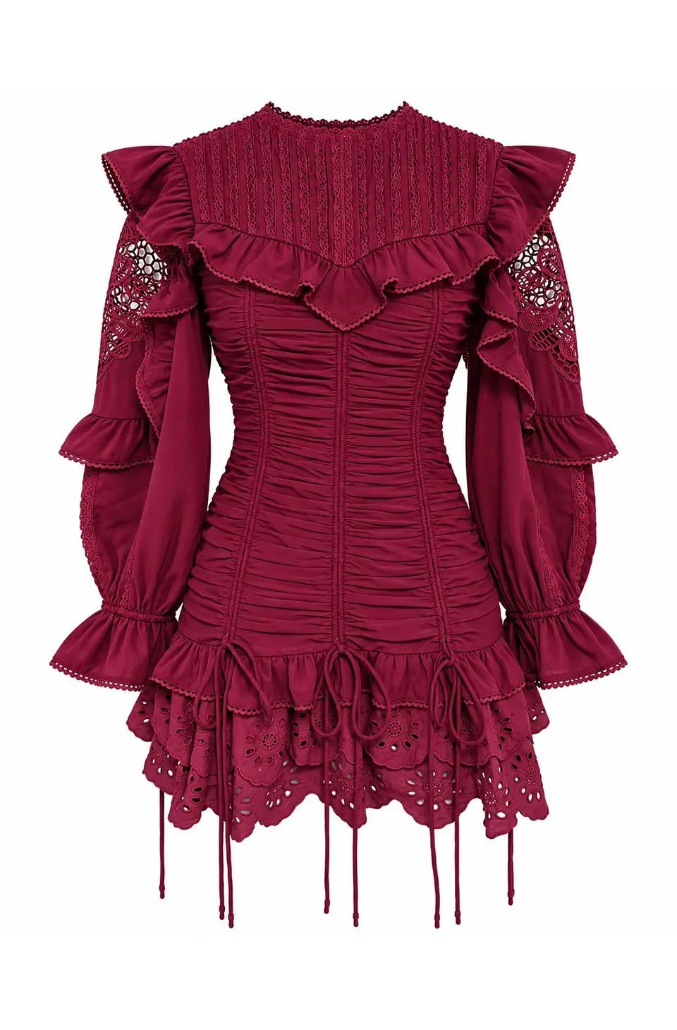VESTIDO LORENA WINE