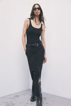 VESTIDO COMBINADO CANALE