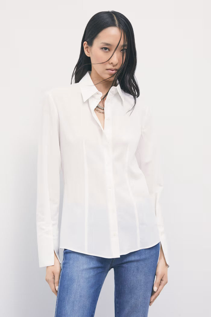 CAMISA ENTALLADA TEXTURA