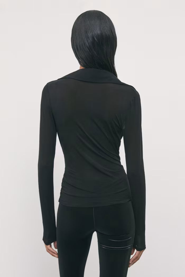 TOP CUELLO TRASNSPARENTE
