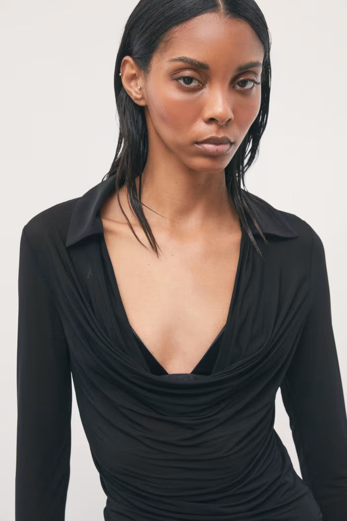 TOP CUELLO TRASNSPARENTE