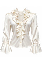 BLUSA IVORY RUFFLE