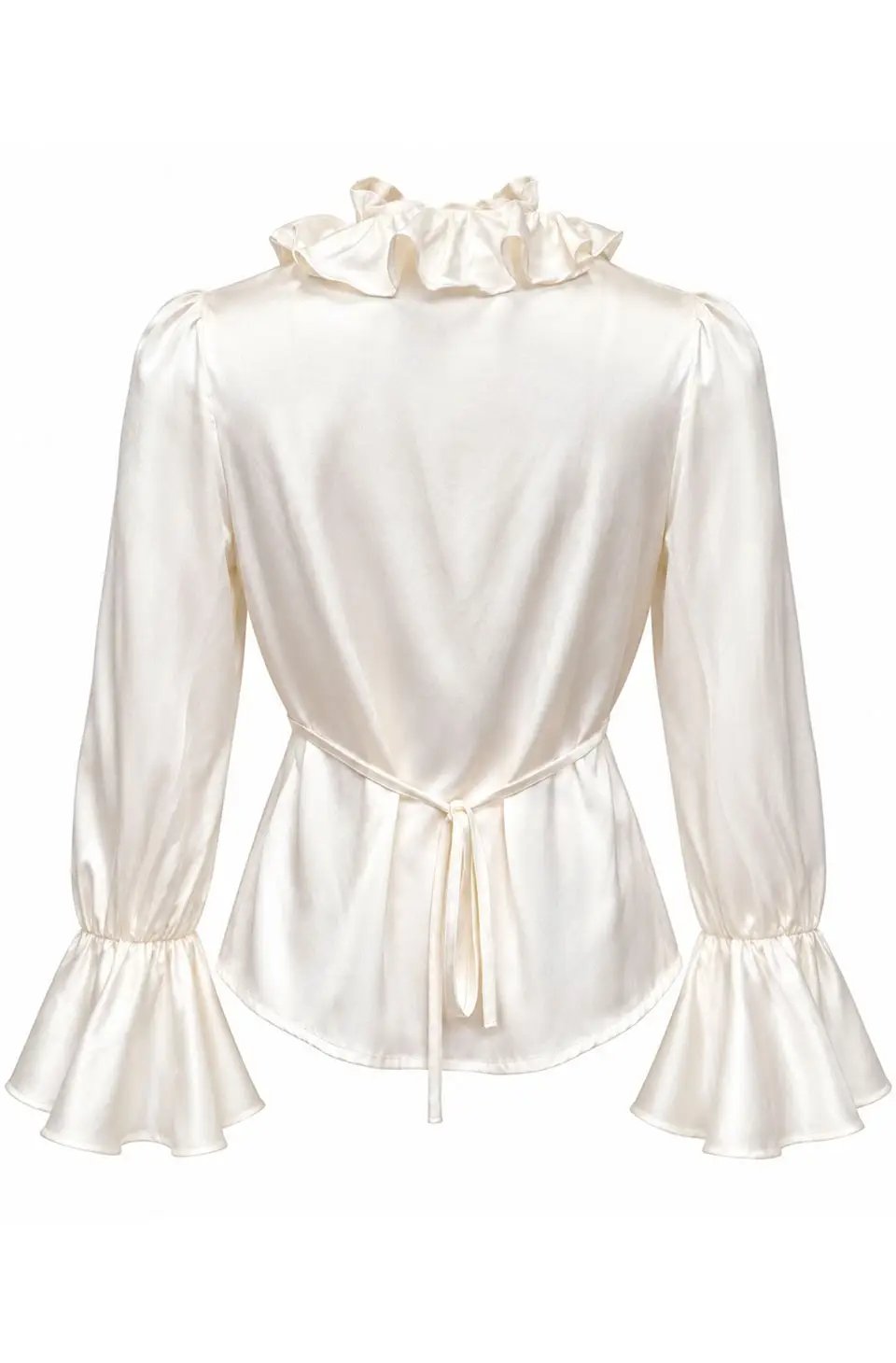 BLUSA IVORY RUFFLE