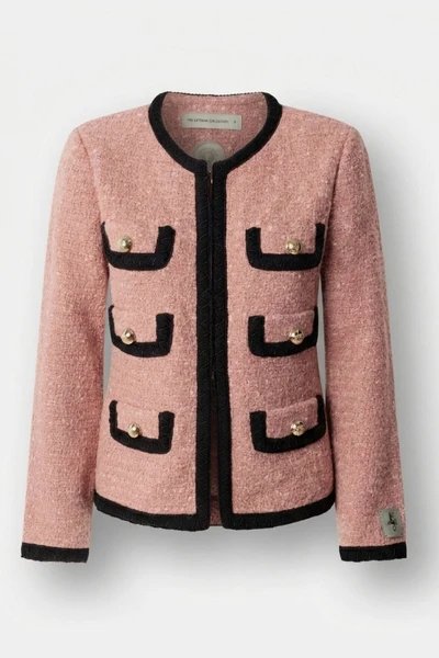 CHAQUETA BICOLOR ROSA PRESTON