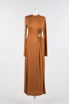 VESTIDO LARGO PLISSE