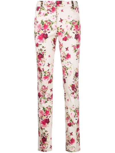 pantalon estampado floral blugirl
