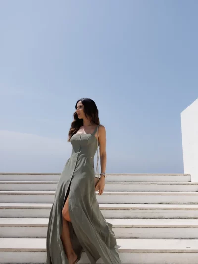 VESTIDO KHAKI